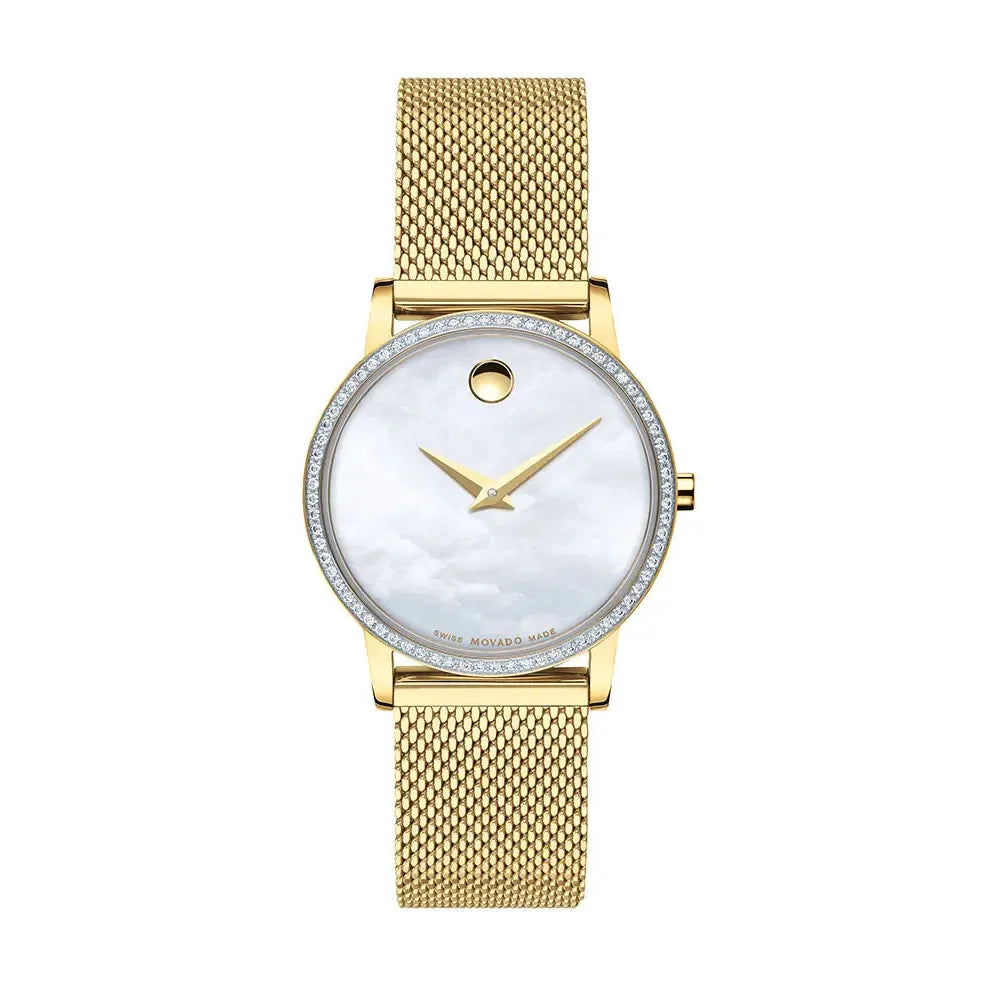 Movado Museum Classic Gold Stainless Steel Watch