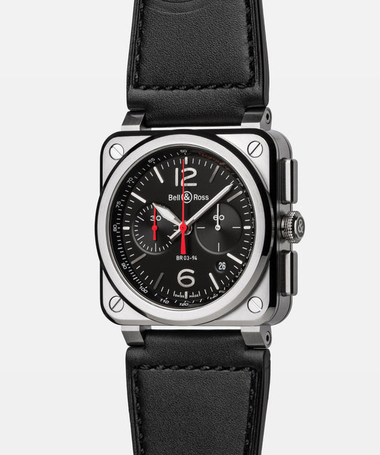 Bell & Ross BR-03 Chrono Black Steel