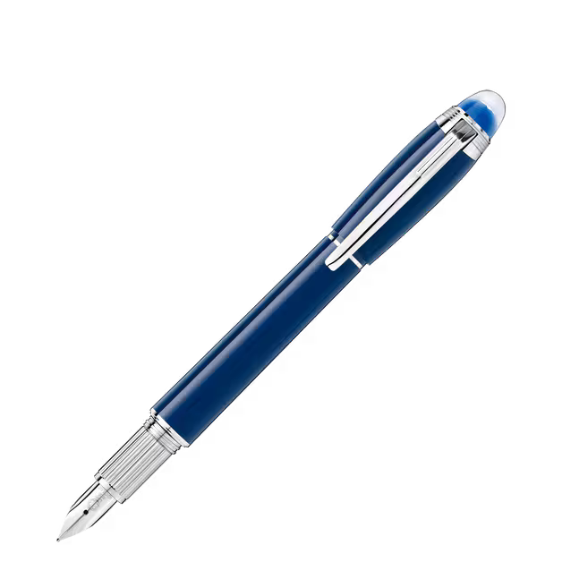 Montblanc StarWalker Blue Planet Precious Resin Fountain Pen (F)