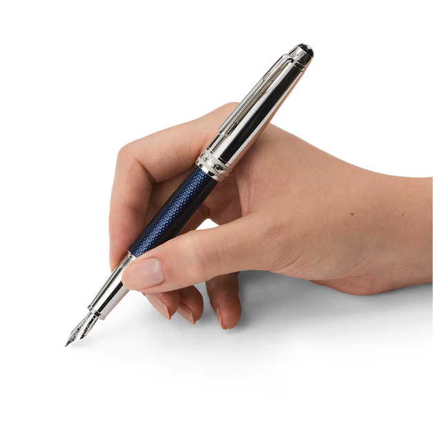 Montblanc Meisterstück Solitaire Doué Blue Hour Classique Fountain Pen
