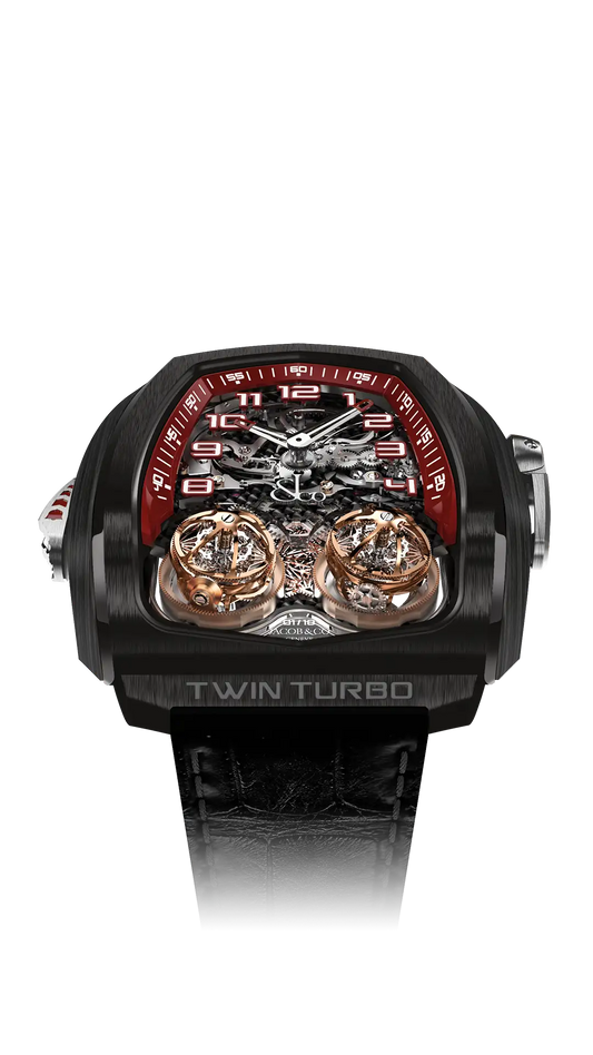 Twin Turbo |  Black DLC Titanium Jacob & Co.