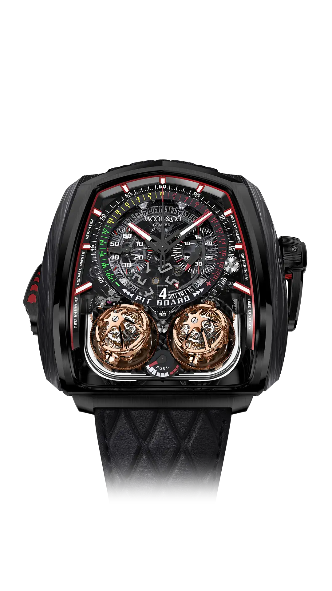 Twin Turbo Furious | Black DLC Titanium and Carbon Fiber Jacob & Co.