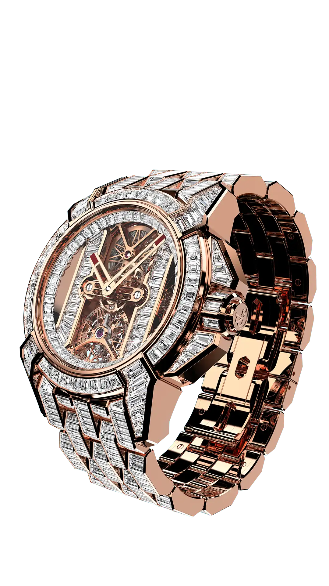 Epic X Tourbillon Baguette | Rose Gold Jacob & Co.