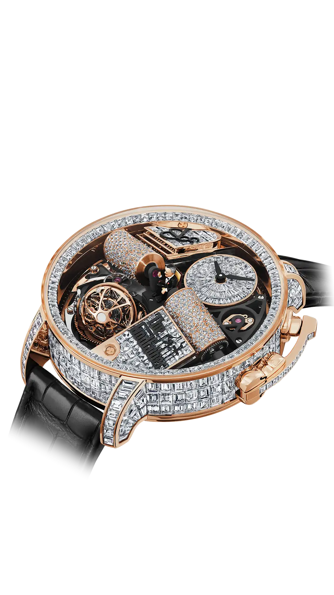 Opera Godfather Baguette | Rose Gold Baguette Jacob & Co.