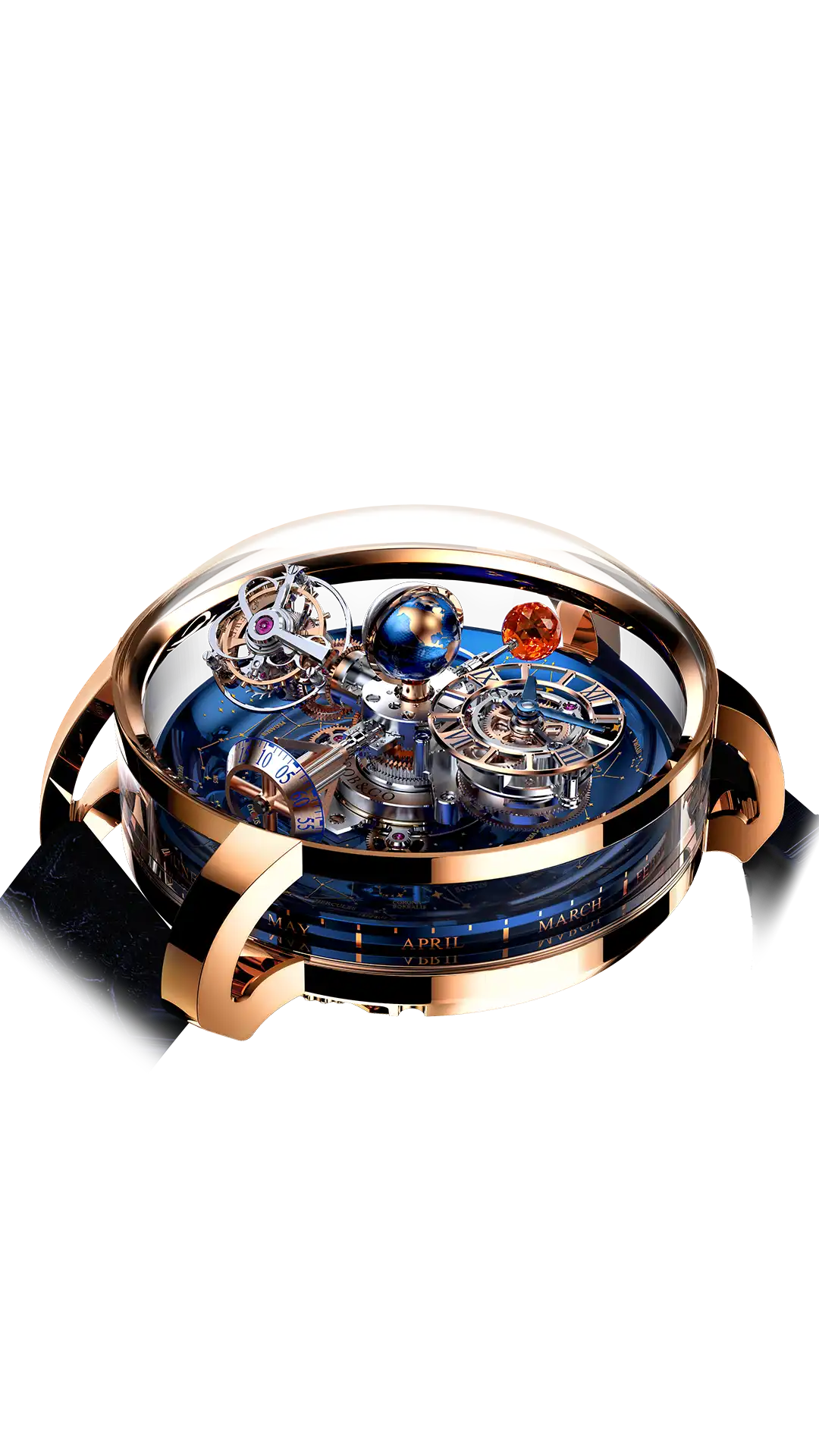 Astronomia Sky | Rose Gold, Red Moon Jacob & Co.