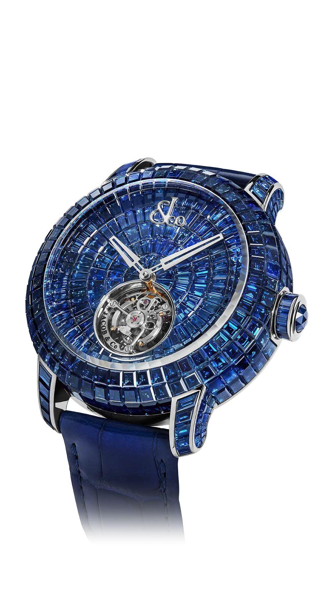 Caviar Tourbillon | Blue Sapphires Jacob & Co.