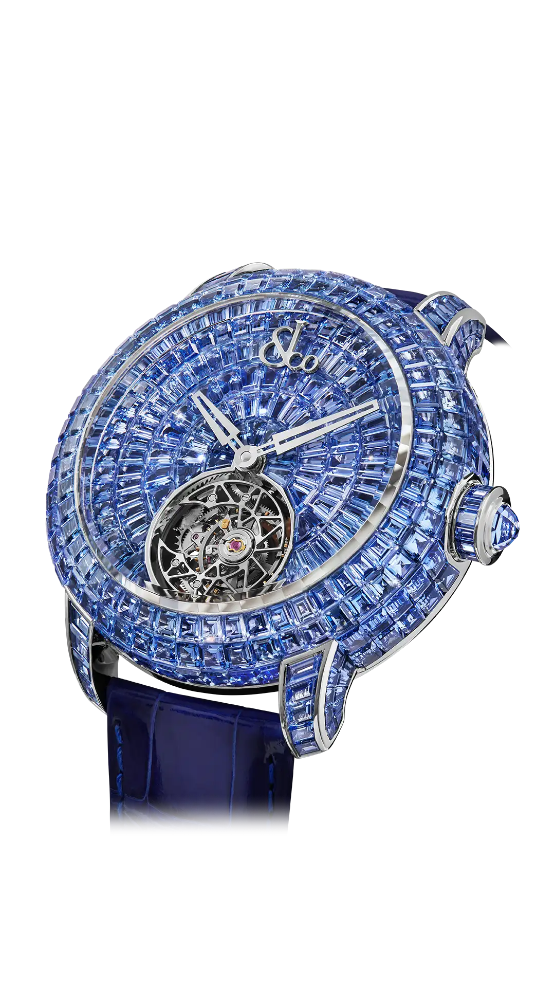 Caviar Tourbillon | Icy-Blue Sapphires Jacob & Co.