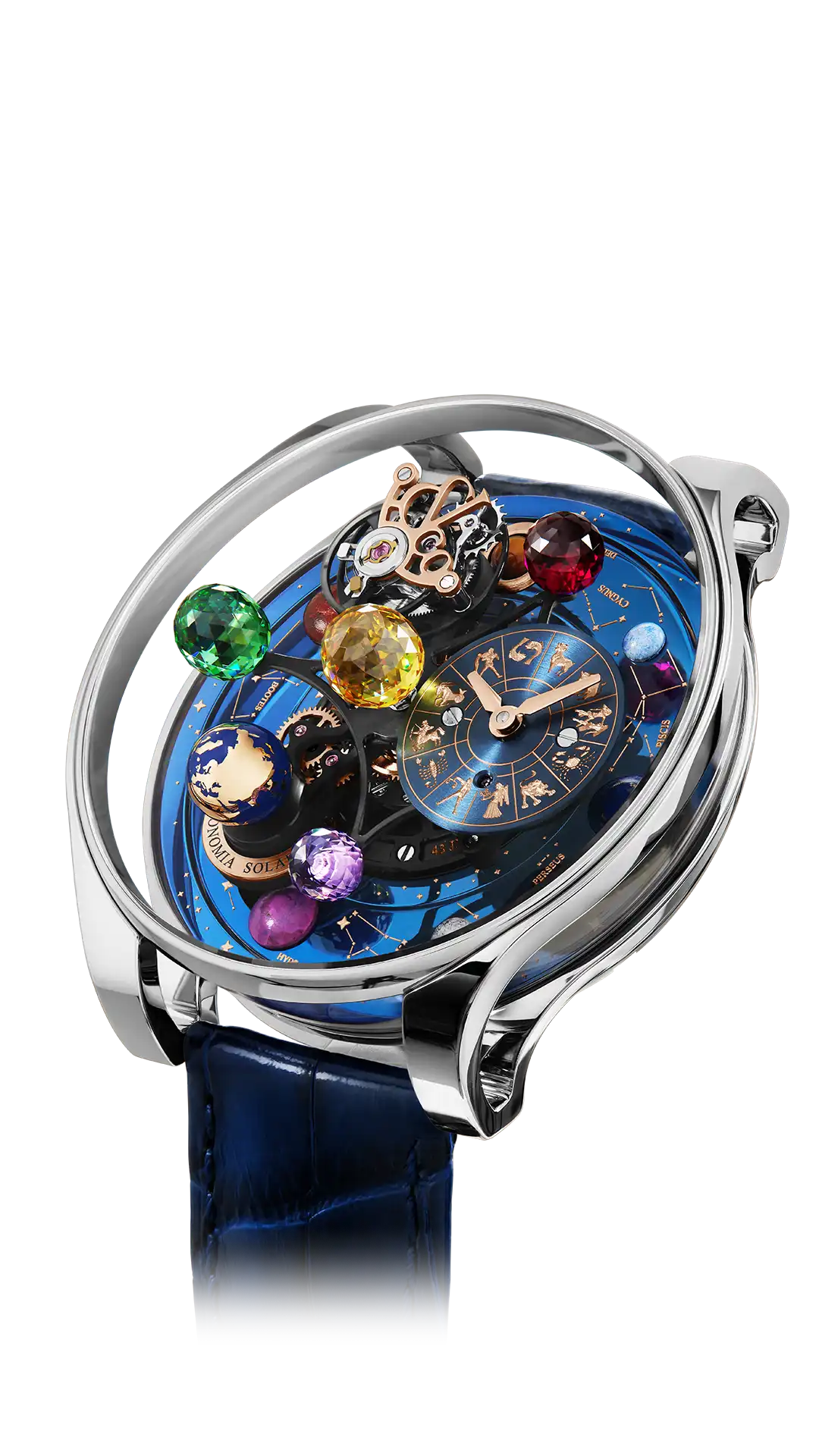 Astronomia Solar Constellations White Gold Jacob Co