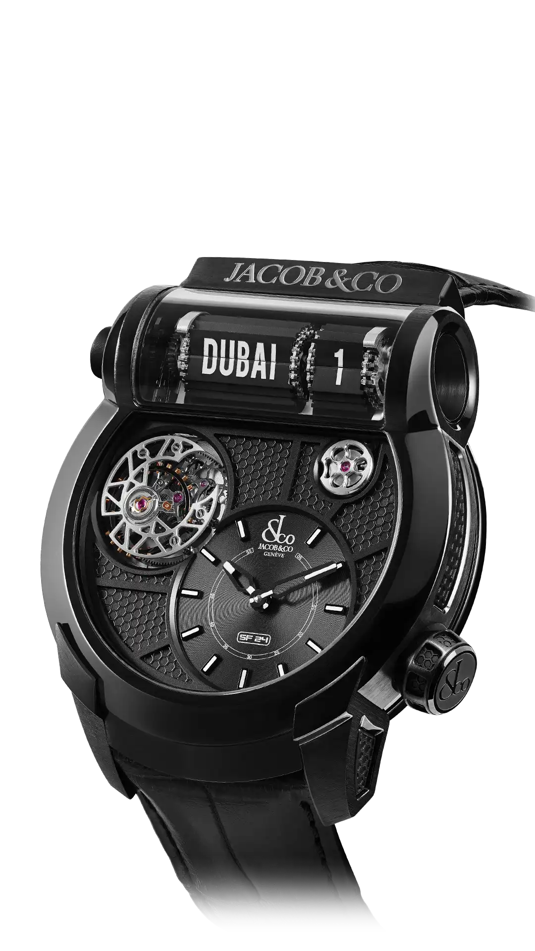 Epic SF24 Tourbillon | Titanium Black DLC Jacob & Co.