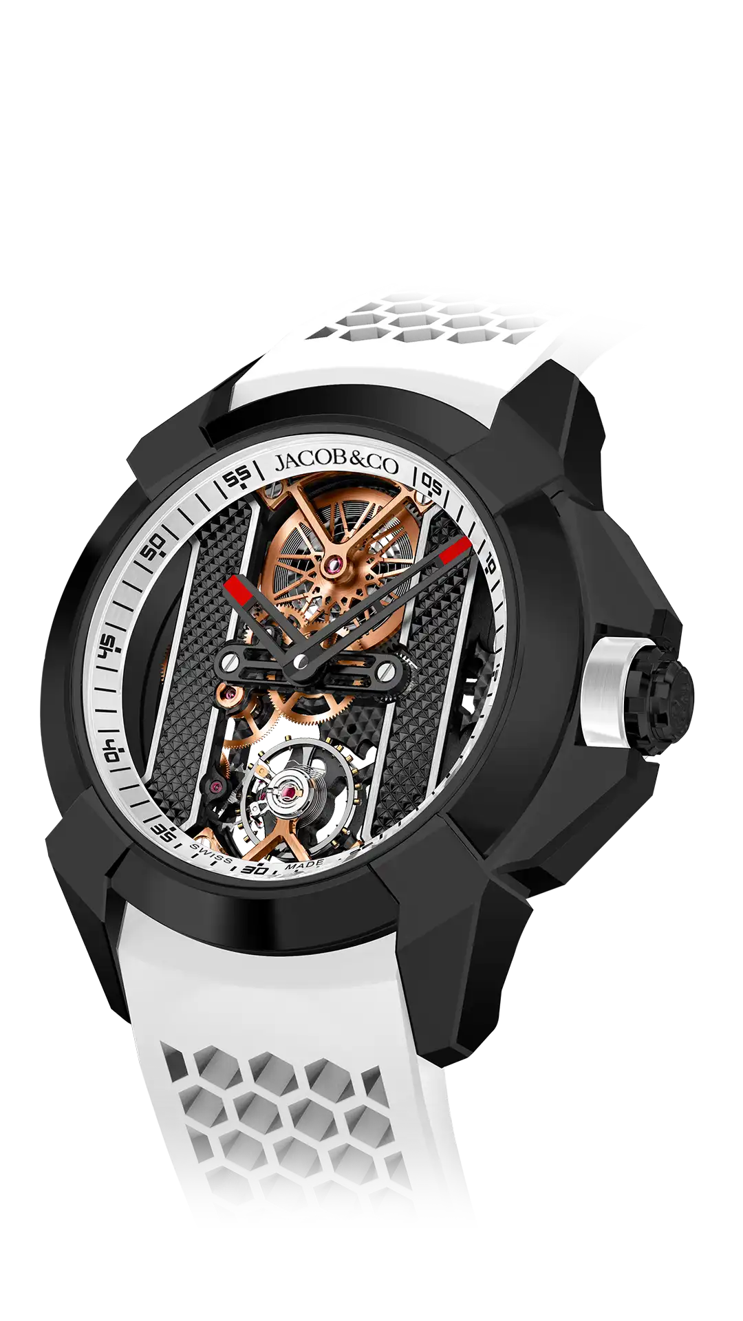 Epic X Bridges | Black Steel (White) Jacob & Co.