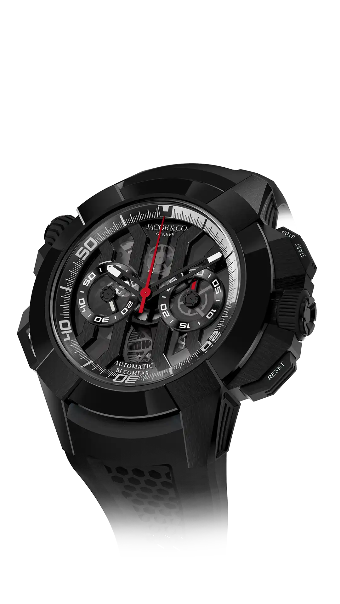 Epic X Chrono 47MM Watch | Black Jacob & Co.