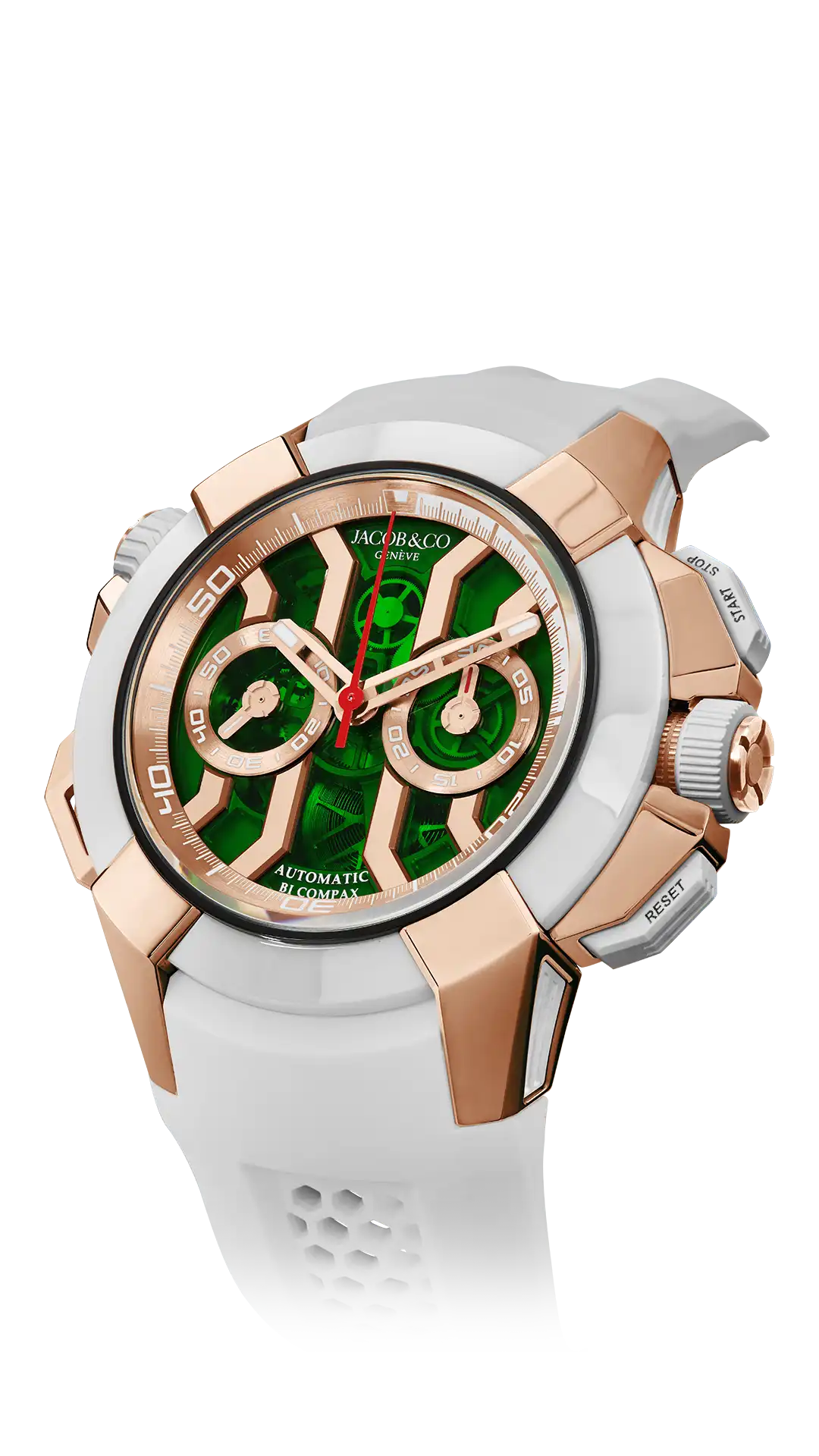 Epic X Chrono 47MM | Green Dial (Rose Gold) Jacob & Co.