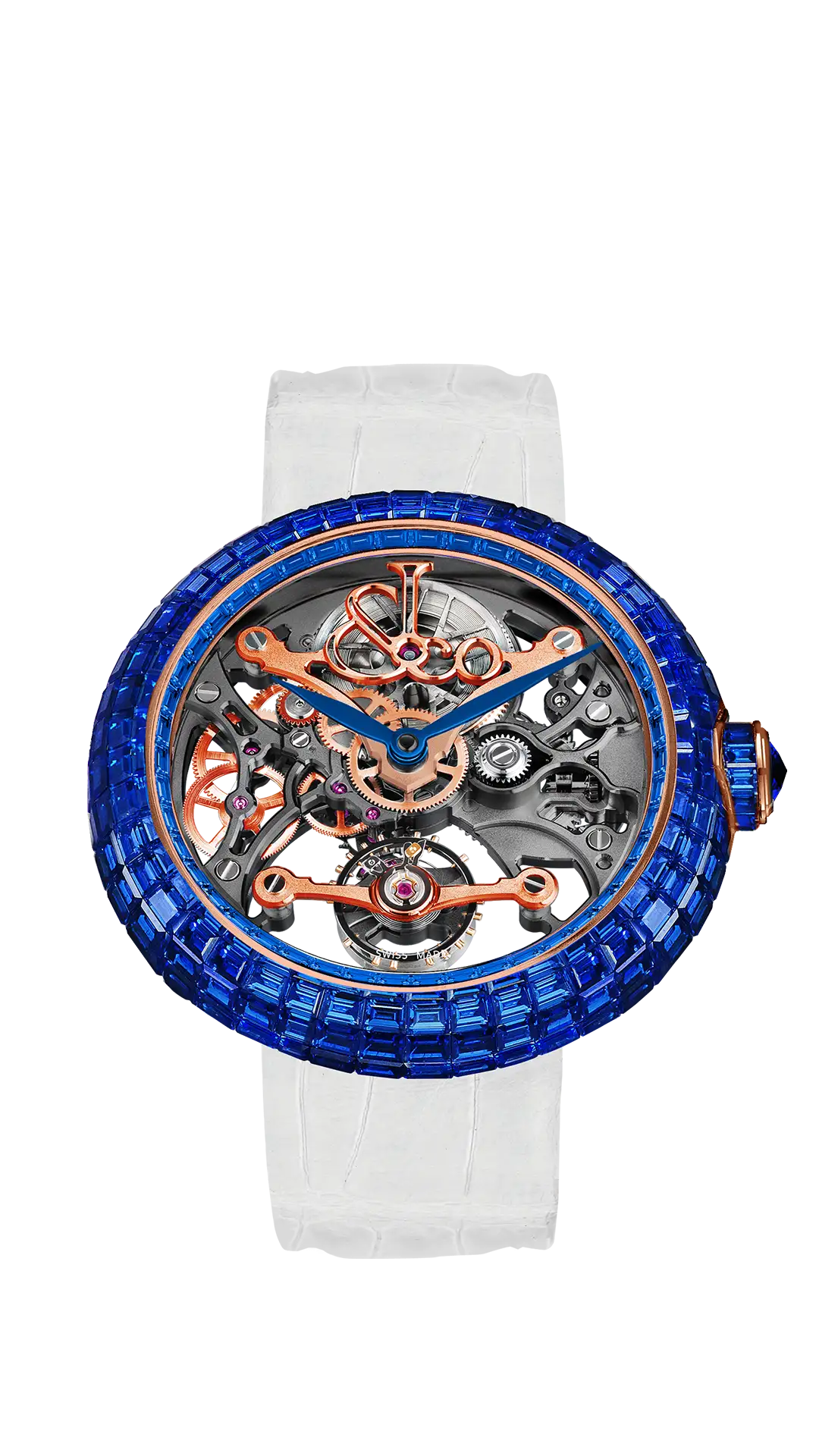 Brilliant Skeleton Baguette | Blue Sapphires Jacob & Co.