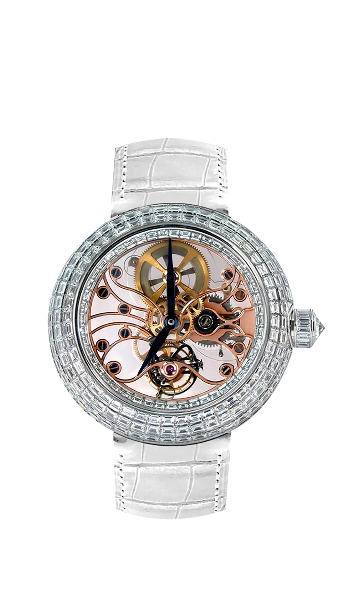 Brilliant Skeleton Baguette | White Diamonds Jacob & Co.