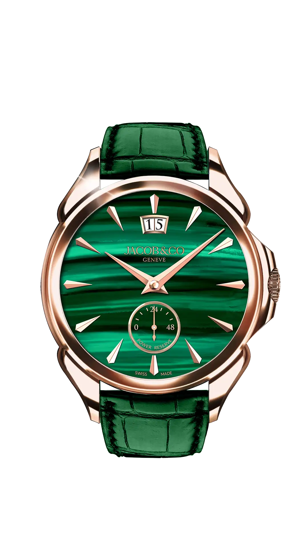 Palatial Classic | Rose Gold (Malachite) Jacob & Co.