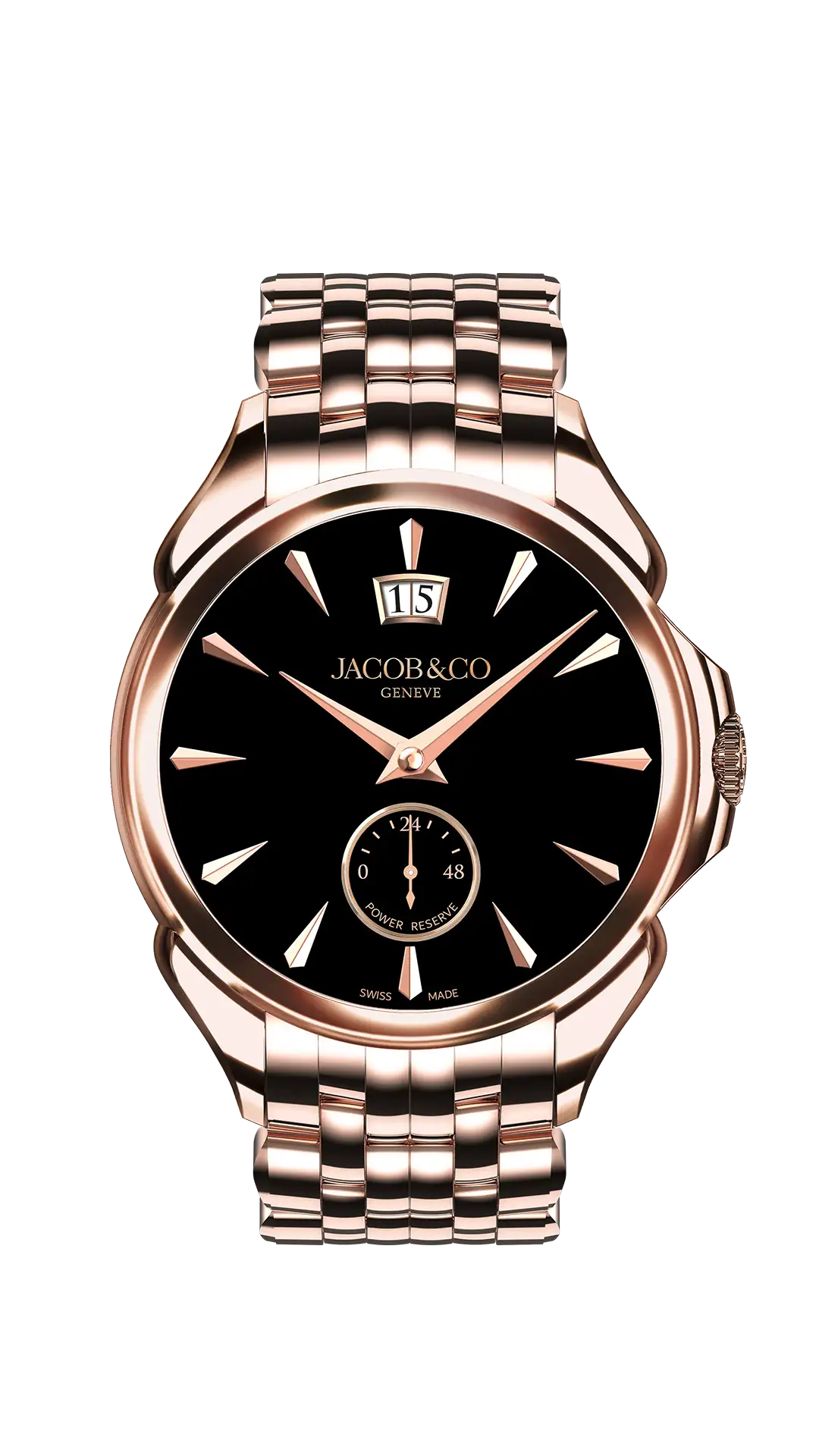 Palatial Classic | Rose Gold (Onyx Black) Bracelet Jacob & Co.