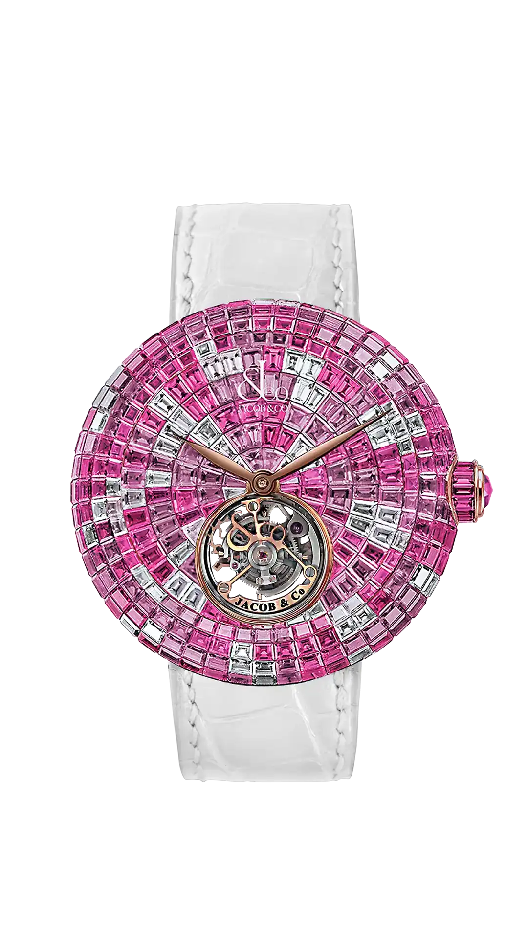 Brilliant Flying Tourbillon | Pink Camouflage (White Gold) Jacob & Co.