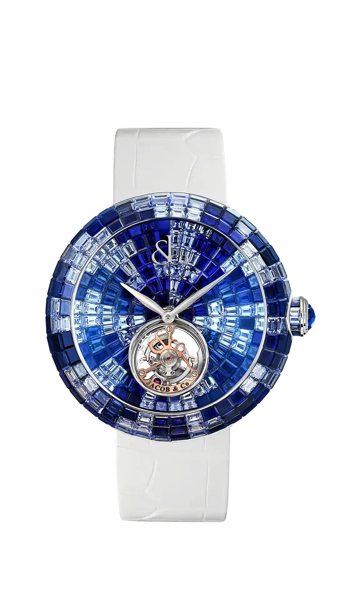 Brilliant Flying Tourbillon | Blue Shades (White Gold) Jacob & Co.