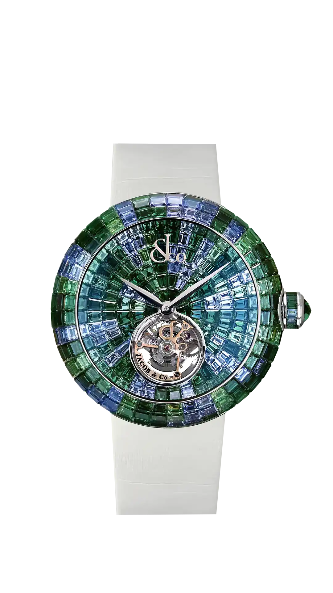 Brilliant Flying Tourbillon | Green Camouflage (White Gold) Jacob & Co.