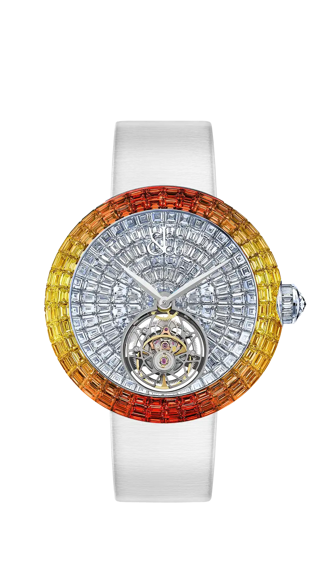 Brilliant Flying Tourbillon | Orange Degrade (White Gold) Jacob & Co.