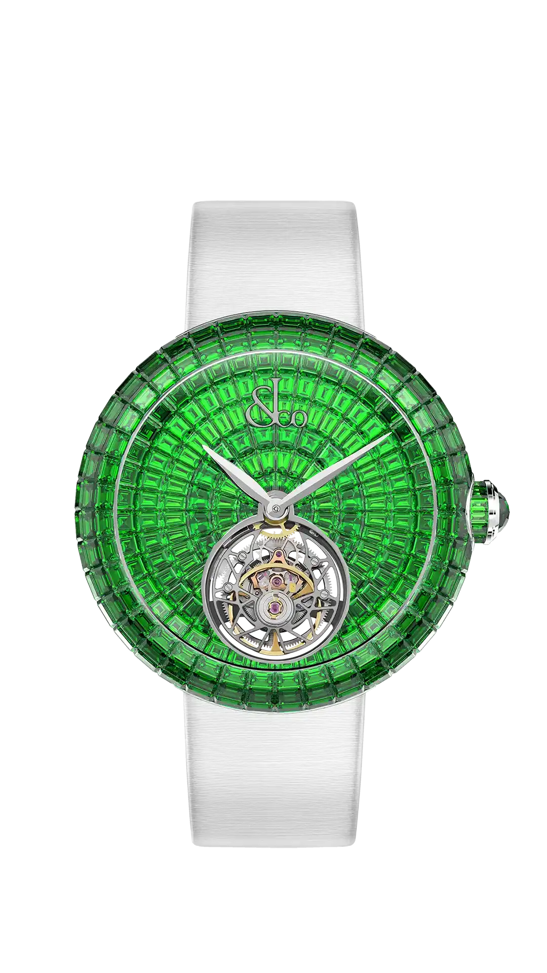 Brilliant Flying Tourbillon | Tsavorites (White Gold) Jacob & Co.