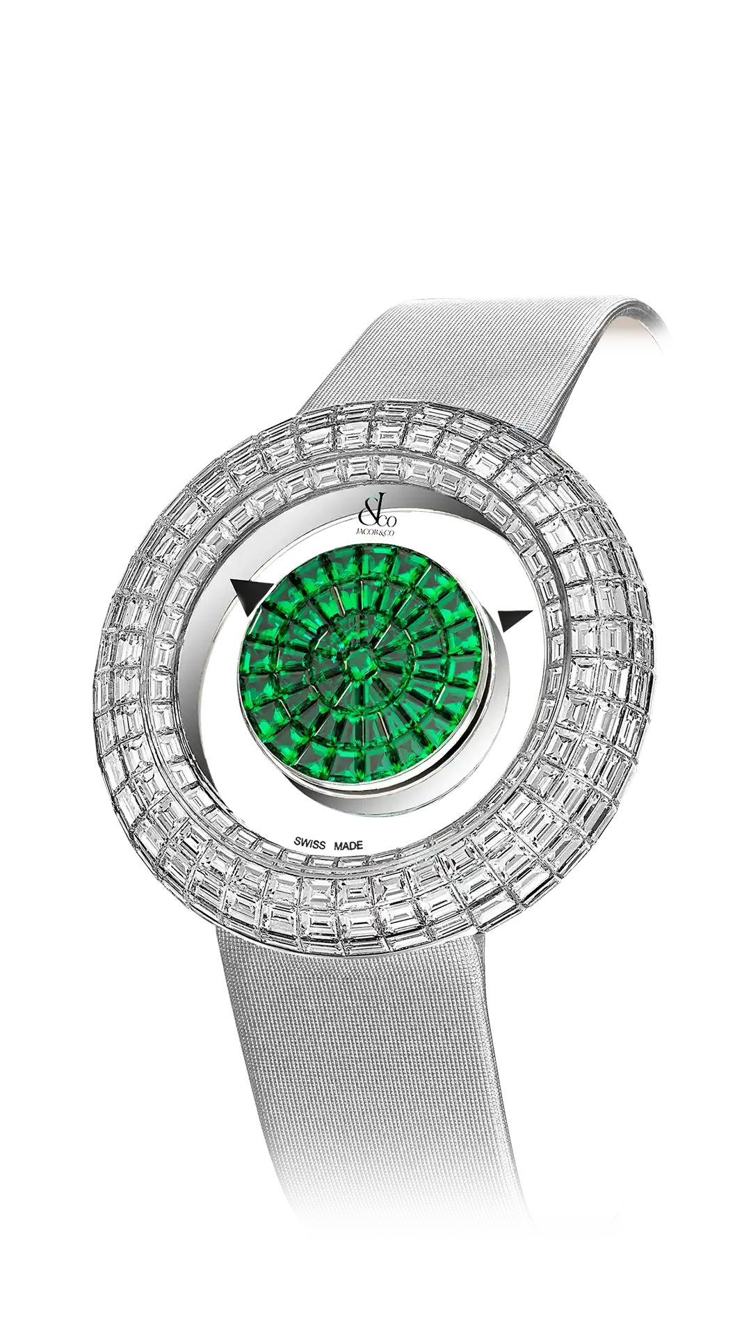 Brilliant Mystery | 38MM - Emeralds Jacob & Co.