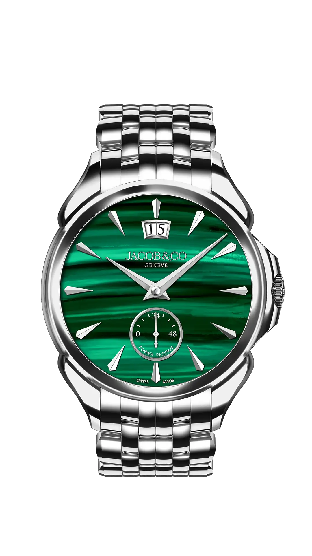 Palatial Classic | Stainless Steel (Malachite) Bracelet Jacob & Co.