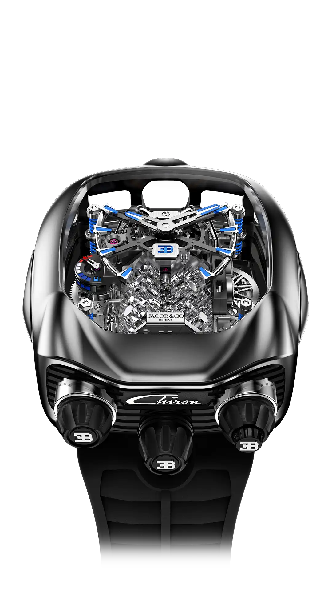 Bugatti Chiron Tourbillon TITANIUM | Jacob & Co.
