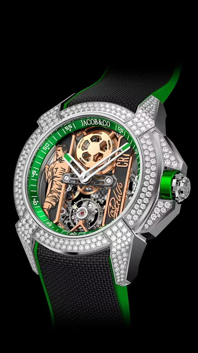 Jacob Epic x CR7 Heart of CR7 Pave Watch – MaddaloniJewel