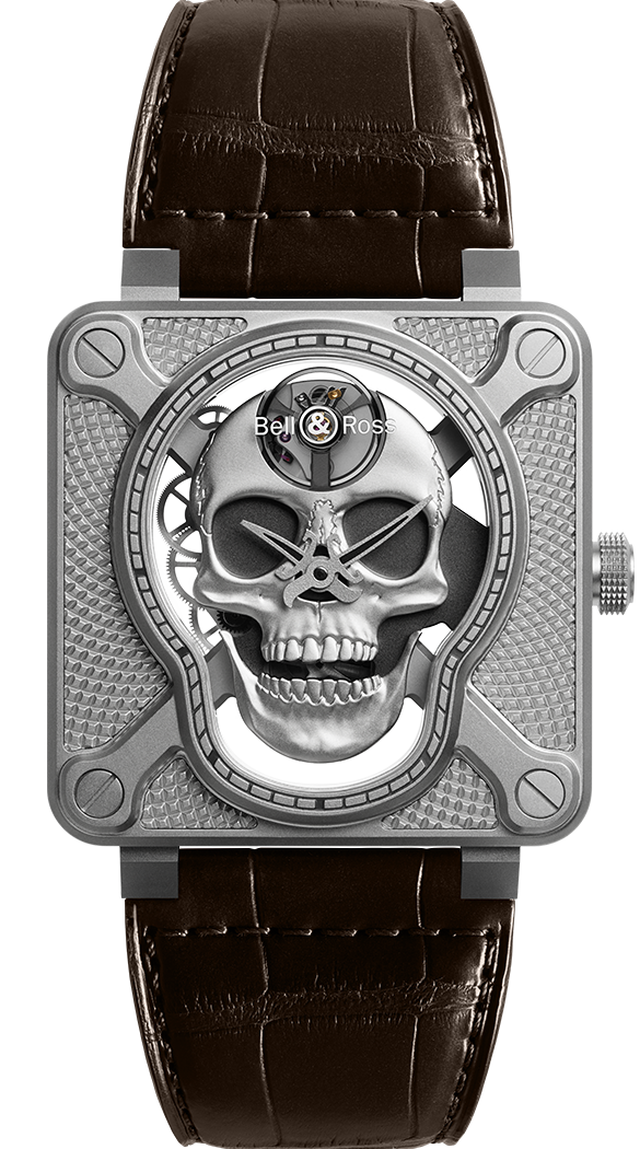 手作り！Skull Original Watch BRAND HIRO'S Bell & Ross BR-01 LAUGHING SKULL – MaddaloniJewel