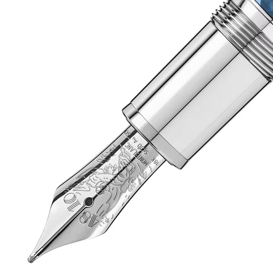 Montblanc Meisterstück Glacier Solitaire Fountain Pen (F)