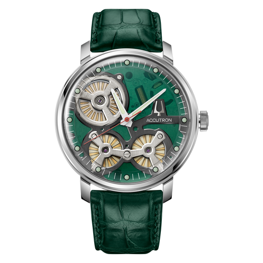 ACCUTRON SPACEVIEW M W ST GY GN AL