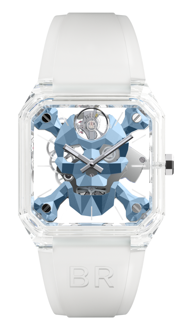 Bell & Ross BR-01 Cyber Skull Sapphire Ice Blue