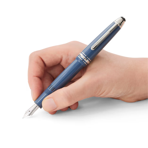 Montblanc Meisterstück Glacier LeGrand Fountain Pen (F) Blue