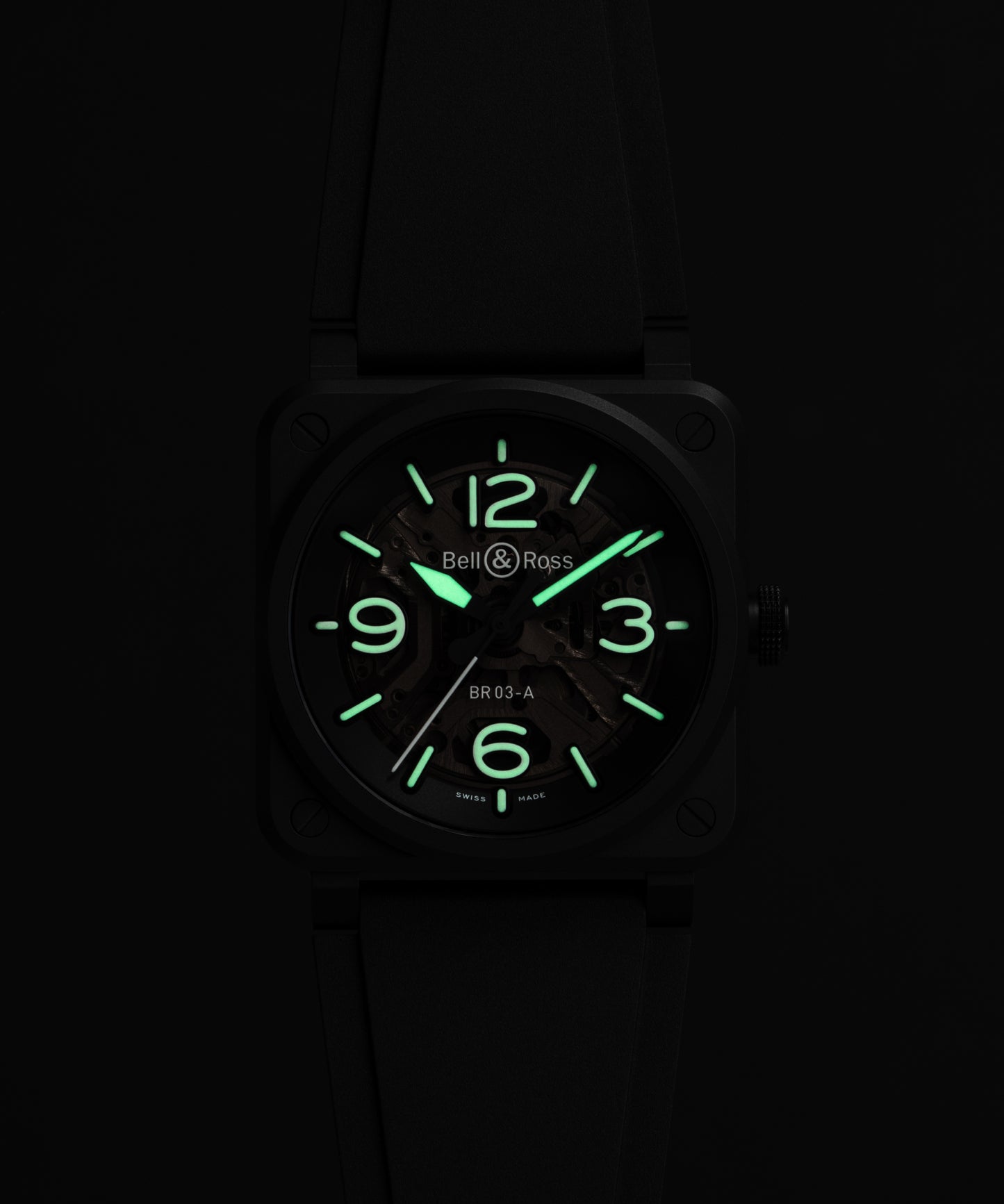 Bell & Ross BR-03 Skeleton Black Ceramic