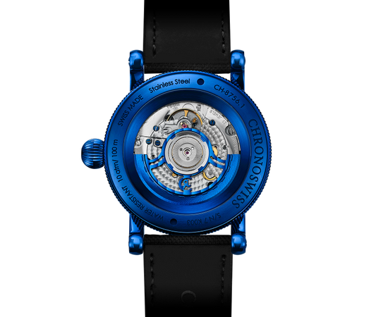 Chronoswiss Flying Regulator Open Gear Blue SPARK