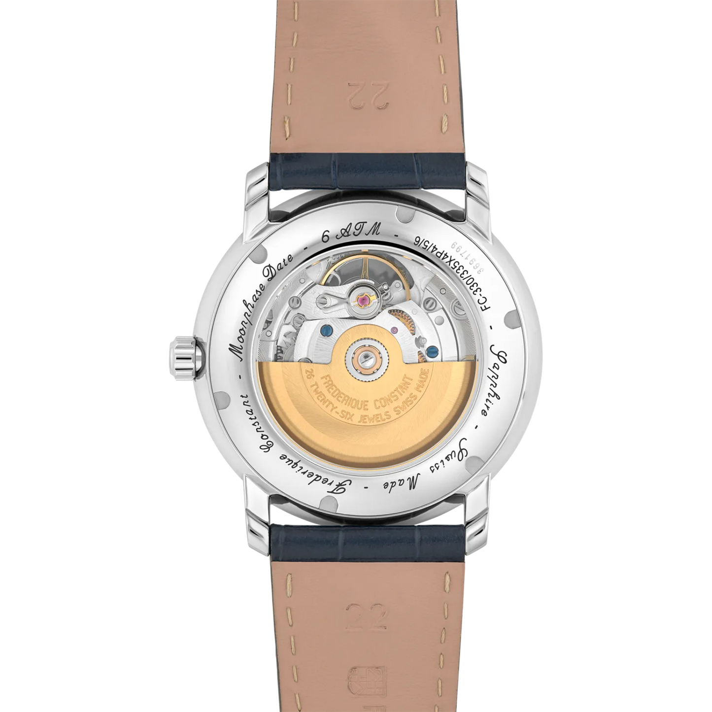 Frederique Constant Classics Heart Beat Moonphase Date Mens Watch
