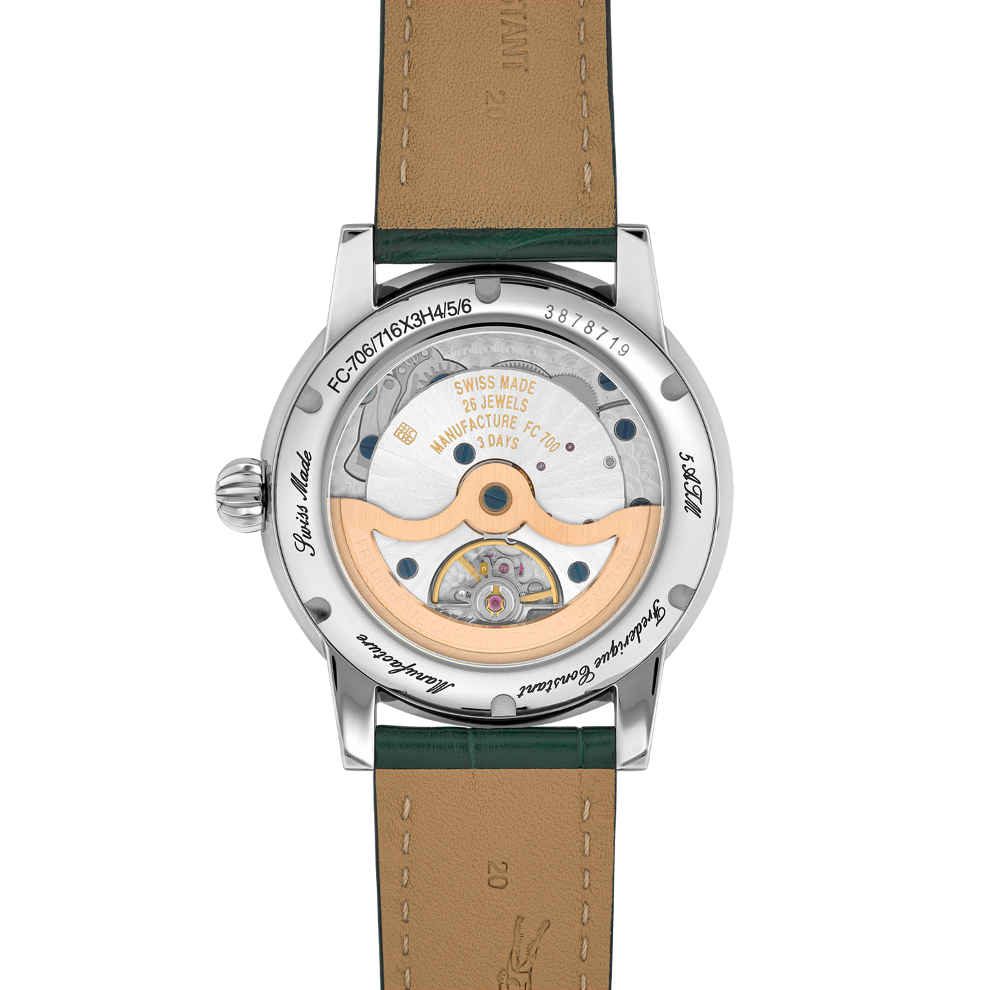 Frederique Constant Manufacture Classic Moonphase Date Mens Watch