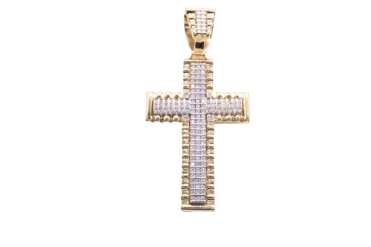 Diamond Gold Cross