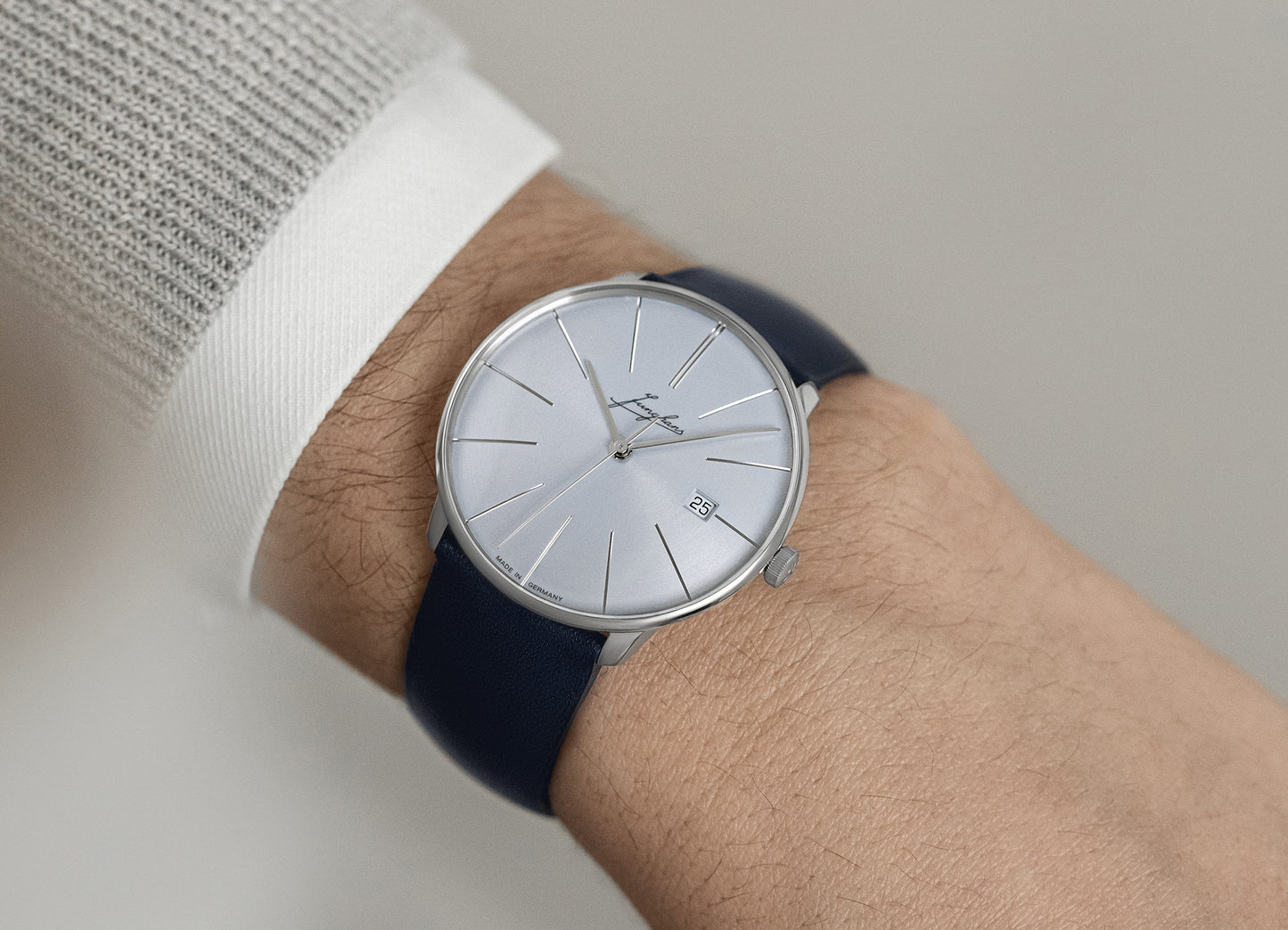 Junghans Meister fein Automatic Signatur Blue Watch