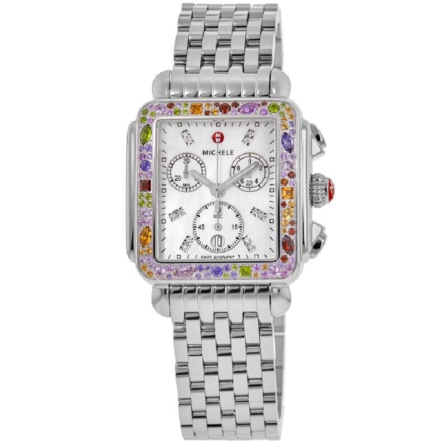 Michele Deco Soiree Diamond Mother of Pearl Watch – MaddaloniJewel