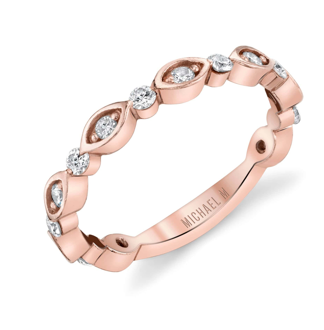 Marquise Round Diamond Band