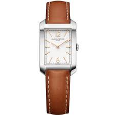 Baume Mercer Ladies Watch w/ MOP & brown Strap