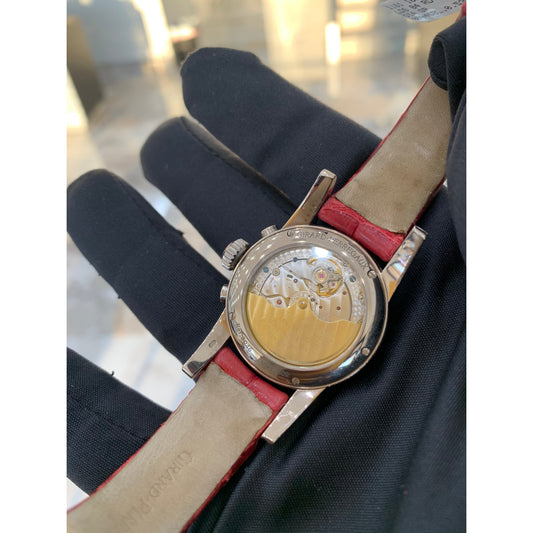 18k Girard Perregaux Chronograph w/ Diamond Bezel and Dial MOP