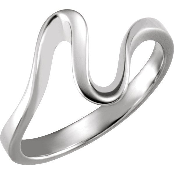 14K White Metal Fashion Ring