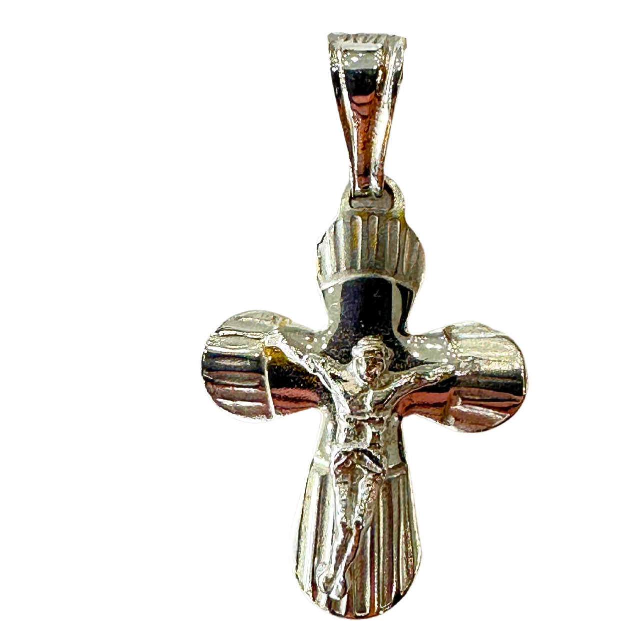 Maddaloni M18K Jesus Cross Pendants