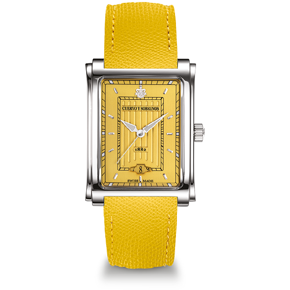 Cuervo Y Sobrinos SEÑORA Caramelo Yellow Ladies Watch