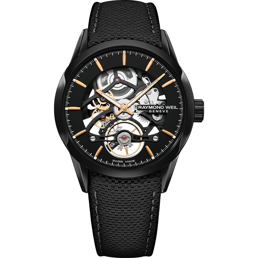 Raymond Weil Freelancer Skeleton Black Watch
