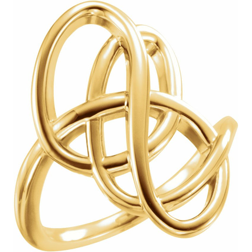 14K Yellow Freeform Ring