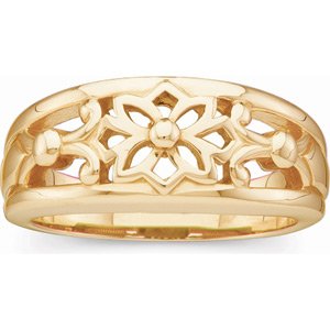 14K Yellow Fashion Band